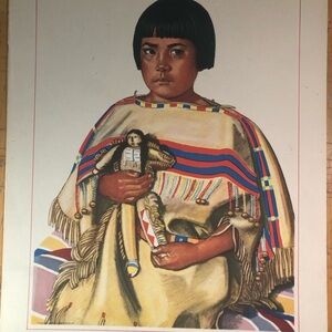 Vintage Winold Reiss Lithograph Print